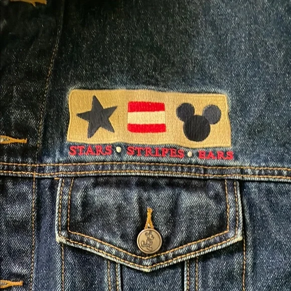 Vintage Disney Jean Denim Jacket - Picture 3 of 5
